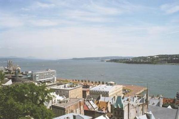 View of St. Lawrence River from Frontenac