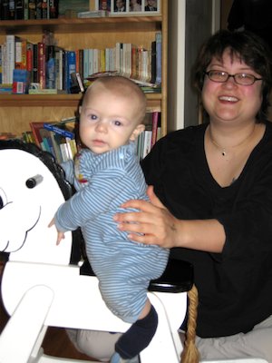 Cole and Xine on Horse (11-20-2005 09:18)