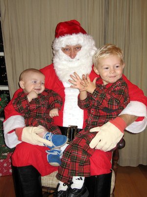 Cole, Tim and Santa (12-03-2005 17:40)