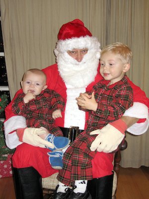 Cole, Tim and Santa (12-03-2005 17:40)