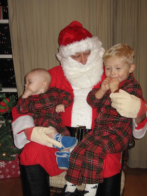 Cole, Tim and Santa (12-03-2005 17:40)
