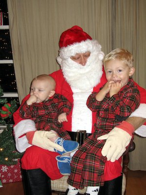 Cole, Tim and Santa (12-03-2005 17:40)