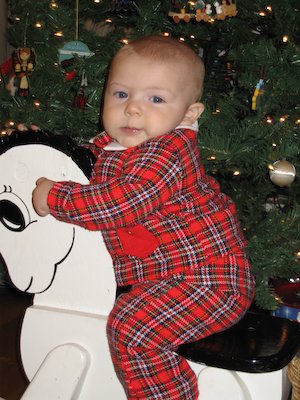 Cole on horse at 6 months (12-16-2005 19:42)