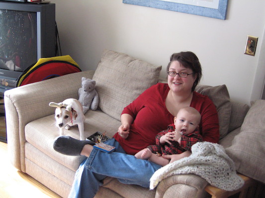 Antler Emily, Xine and Cole (12-25-2005 13:00)