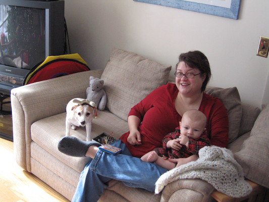 Antler Emily, Xine and Cole (12-25-2005 13:00)