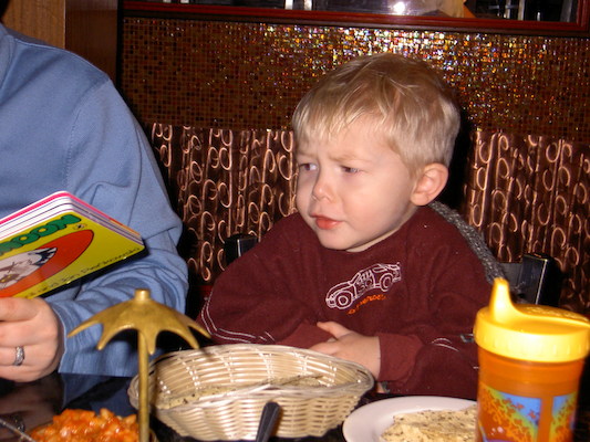 Xine and Tim reading (12-25-2005 19:01:03)