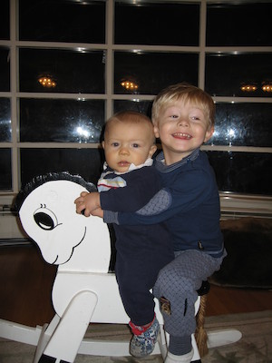 Tim and Cole on horse (01-17-2006 19:06)