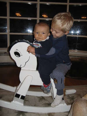 Tim and Cole on horse (01-17-2006 19:06)