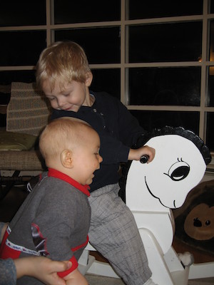 Tim and Cole on Horse (02-16-2006 19:46)