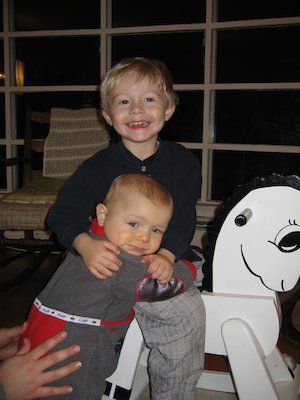 Tim and Cole on Horse (02-16-2006 19:47)