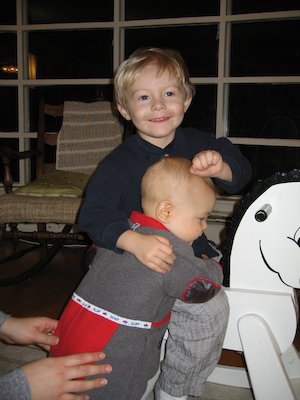 Tim and Cole on Horse (02-16-2006 19:47)