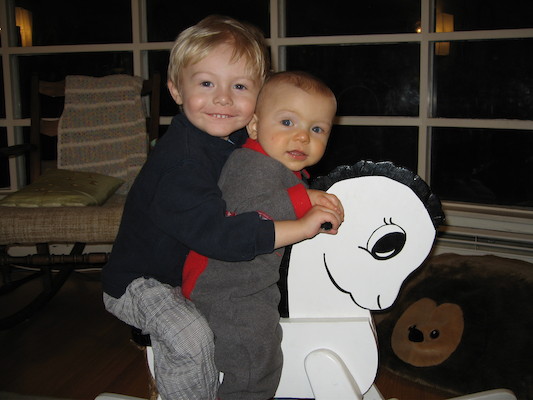 Tim and Cole on Horse (02-16-2006 19:48)