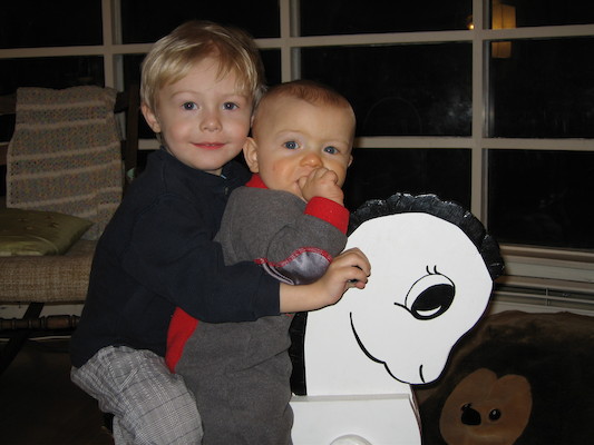 Tim and Cole on Horse (02-16-2006 19:48)