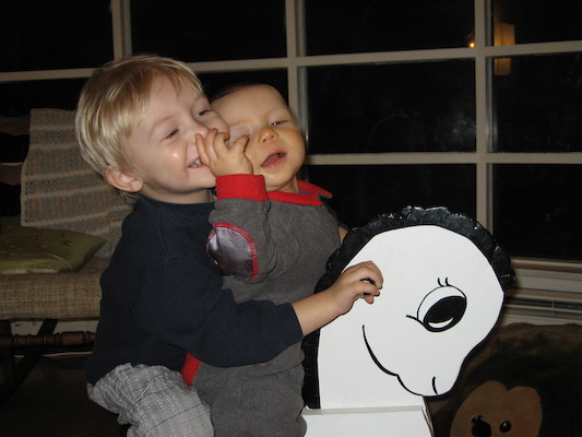 Tim and Cole on Horse (02-16-2006 19:48)