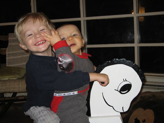 Tim and Cole on Horse (02-16-2006 19:48)