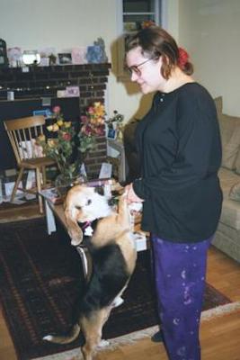 Dudley dancing with Xine