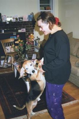 Dudley dancing with Xine