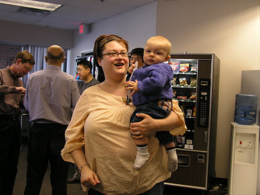 Cole and Xine at the Brix Pancake Breakfast