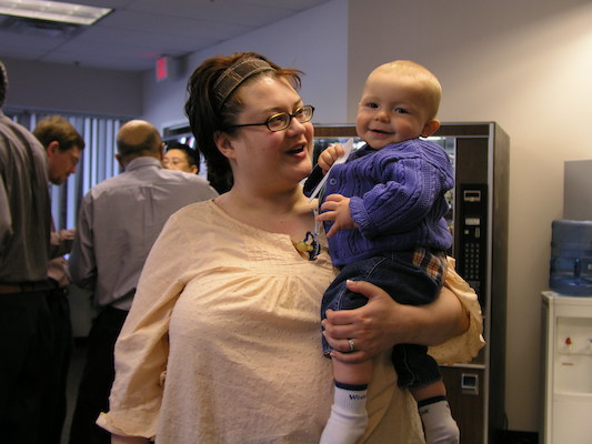 Cole and Xine at the Brix Pancake Breakfast