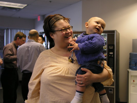 Cole and Xine at the Brix Pancake Breakfast