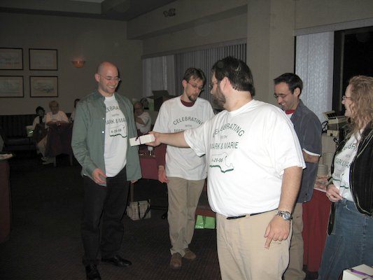 Juj presenting the groomsmen (04-28-2006 21:57)