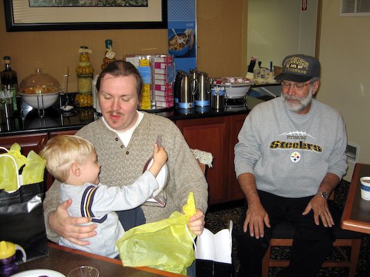 Tim, Ben and Gino (w. football) (04-29-2006 10:03)