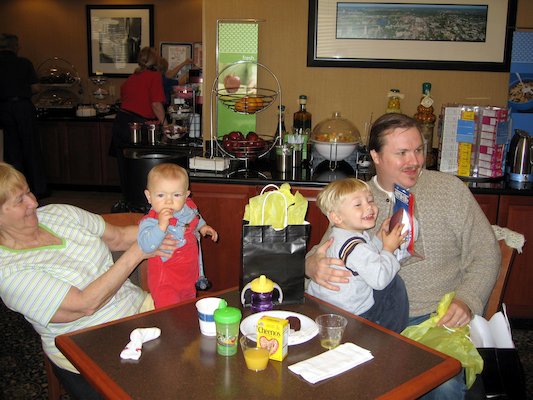 Maryann, Cole, Tim and Ben (w. football) (04-29-2006 10:03)