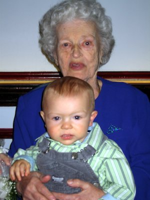 Great-grandma and Cole (04-29-2006 21:06)