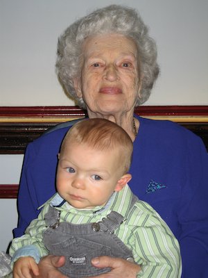 Great-grandma and Cole (04-29-2006 21:06)