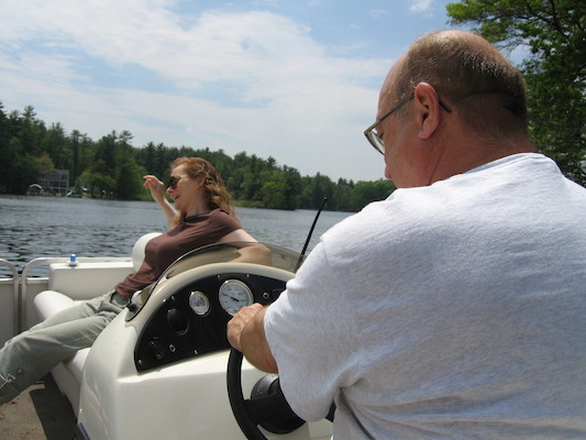 Marie and Tony on the boat (05-29-2006 20:38)