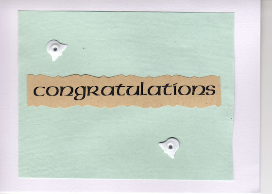 052 - Congratulations