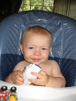 Cole and the phone (06-16-2006)