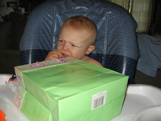 Cole and the present (06-16-2006)