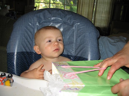 Cole and the present (06-16-2006)