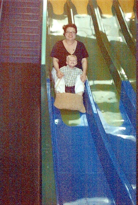 Xine and Tim sliding