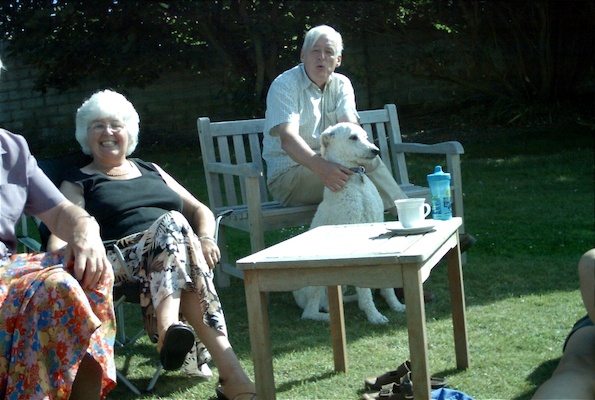 Marion, Lorna, John and Bazzle