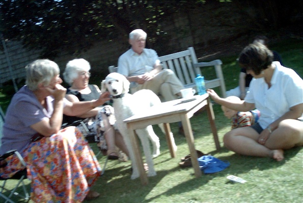 Marion, Lorna, Bazzle, John, Cole and Donna