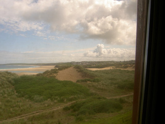 View across the river to the Towans (07-07-2006 05:09)
