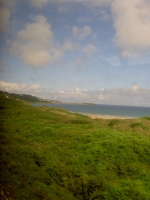 View of St. Ives from the train (07-09-2006 08:19)