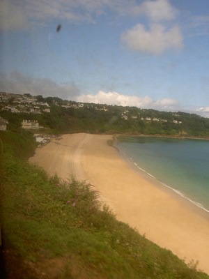 Carbis Bay from the train (07-09-2006 08:19)