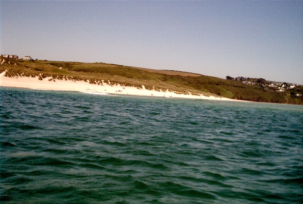 Beach from the boat