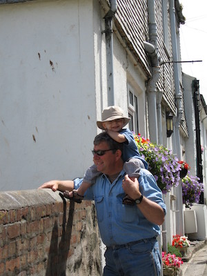 Tim and Granddad in St. ives (07-07-2006 13:47:36 BST)