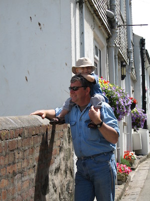 Tim and Granddad in St. ives (07-07-2006 13:47:40 BST)