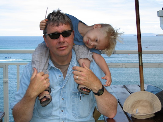 Tim and Granddad in St. ives (07-07-2006 14:11:42 BST)