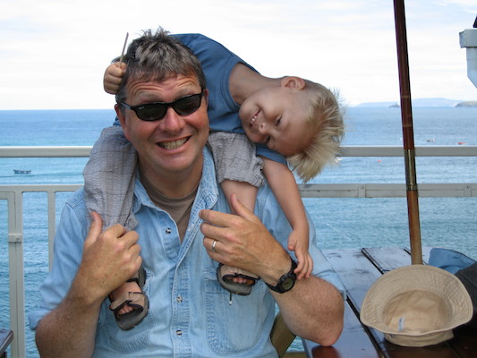 Tim and Granddad in St. ives (07-07-2006 14:11:51 BST)