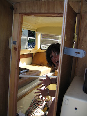 Donna inside the boat (07-18-2006 11:44:48 BST)