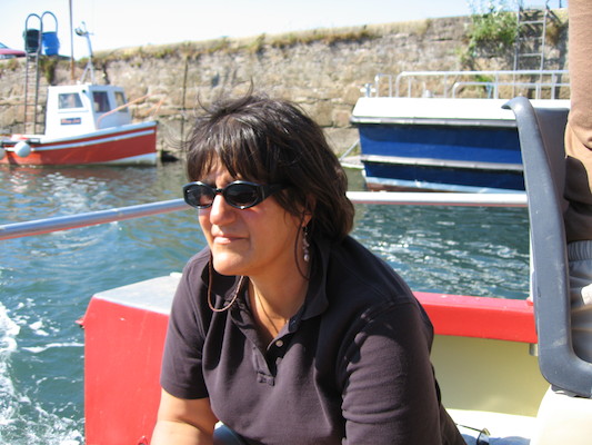 Donna on board the boat (07-18-2006 11:51:47 BST)