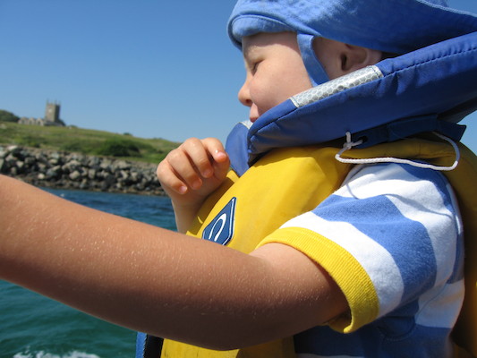 Tim on the boat (07-18-2006 12:10:09 BST)