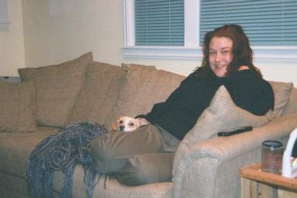 Emily sleeping on Xine