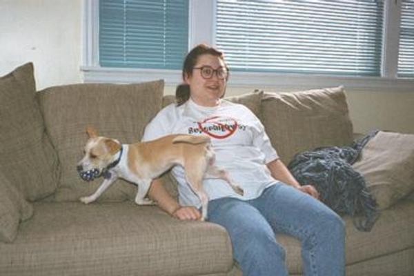 Xine surprised by Emily's leap